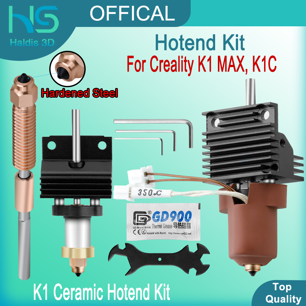 High Flow Ceramic Hotend - Upgrade Hotend Kit für Creality K1C/K1