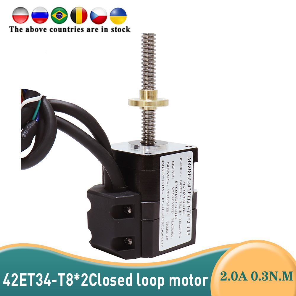 Closed Loop Stepper Motor Nema 17 - NEMA17 Schraubenmotor mit geschlossenem Regelkreis 2A