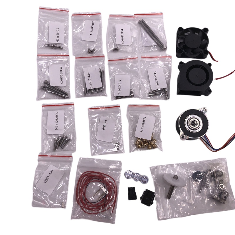 Voron Trident Full Kit - Hochwertiges StealthBurner Extruder-Schraubbefestigungsventilator-Komplettset mit MoonS Nema14