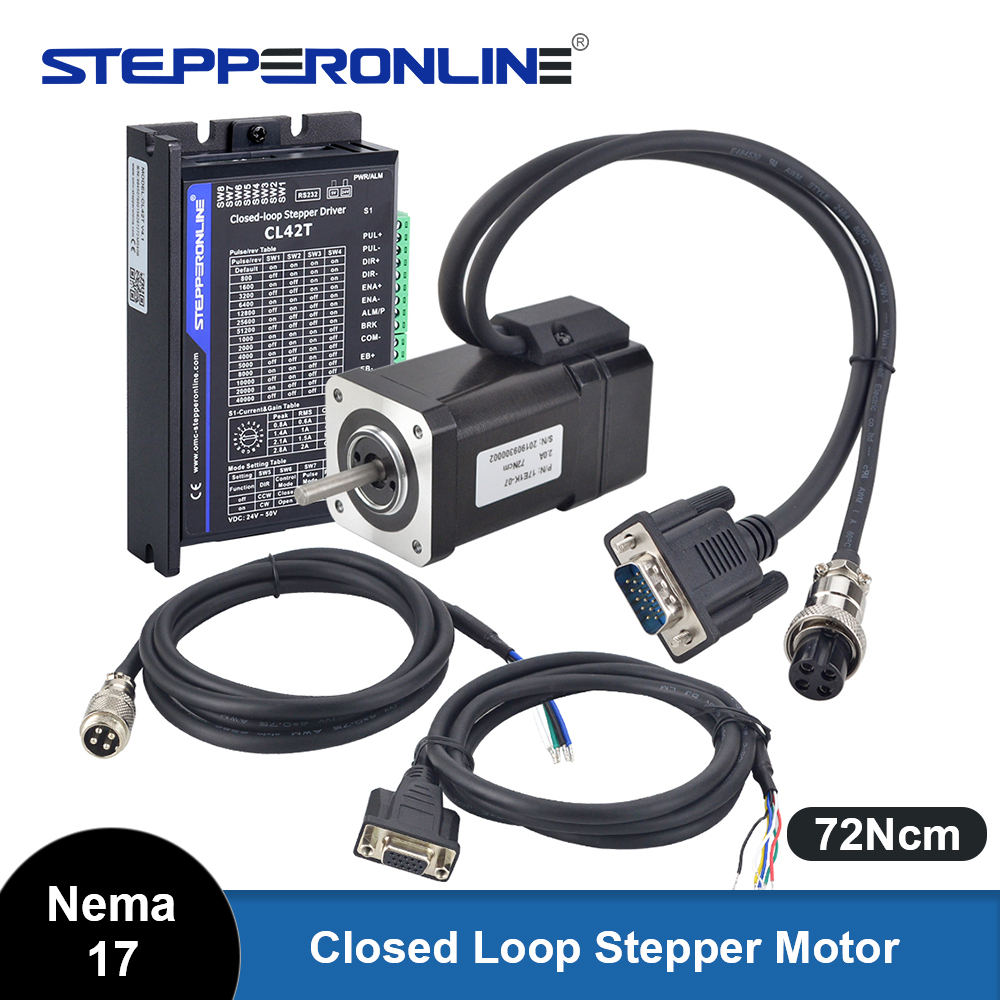 Closed Loop Stepper Motor Nema 17 - STEPPERONLINE TP-Serie Nema 17 Schrittmotor-Kit mit