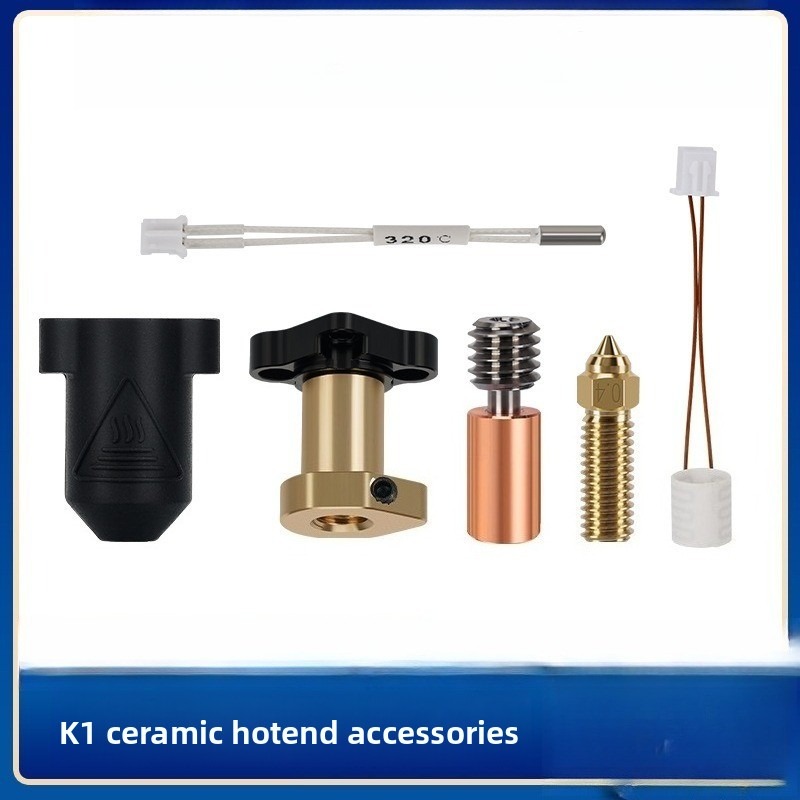 High Flow Ceramic Hotend - Kreatives 3D-Druck-Zubehör K1/Max Druckkopf Keramik-Hotend-Sprinkler Hochdurchfluss-Hochgeschwindigkeits-Kit