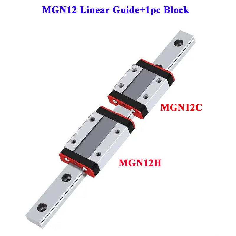 Linear Rail Mgn12H Set - 12 mm Linearführung MGN12 Miniatur-Linearschiene L