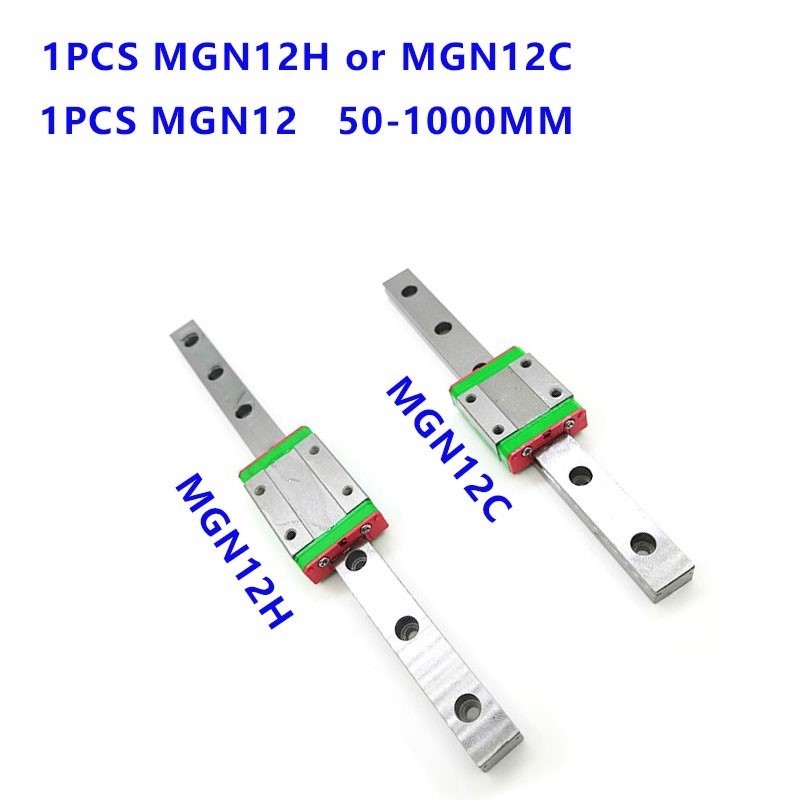 Linear Rail Mgn12H Set - 12 mm Linearführung MGN12-Schiene 100 150