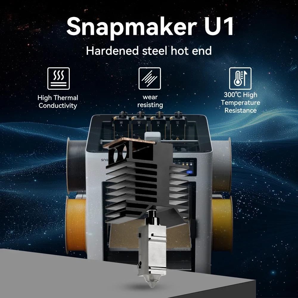 High Flow Ceramic Hotend - 0,2/0,4 mm Hotend-Kit für Snapmaker U1,