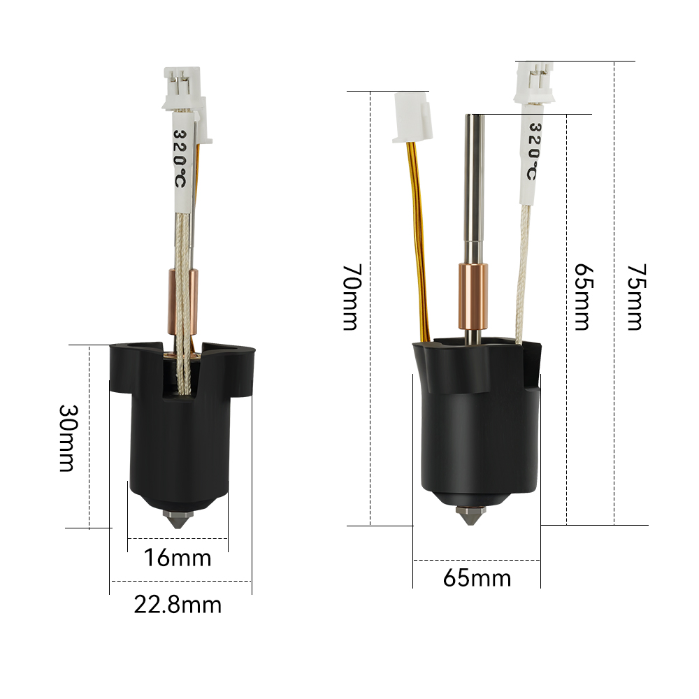 Für Creality K1/K1C/K1 Max Hot – High Flow Ceramic Hotend Bewertung und Preis