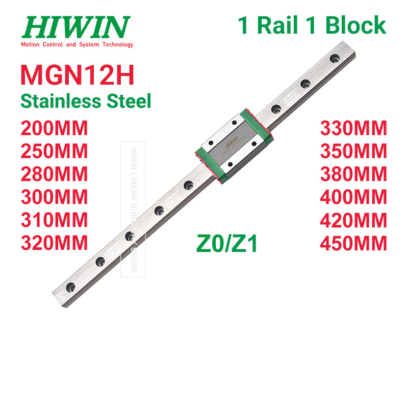 HIWIN MGN12H Z1 Z0 HIWIN MGN12 – Linear Rail Mgn12H Set Bewertung und Preis