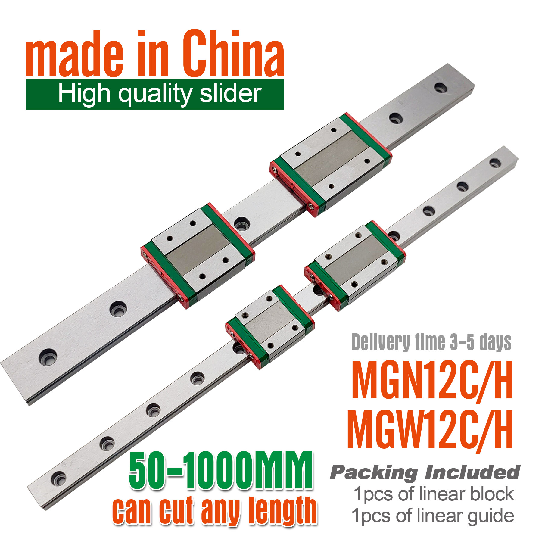 Mgn12h Linear führungs schiebe – Linear Rail Mgn12H Set Bewertung und Preis