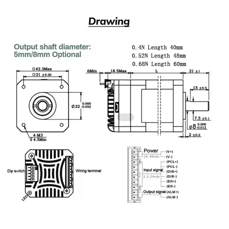 Nema17 Schrittmotor mit geschl – Closed Loop Stepper Motor Nema 17 Bewertung und Preis