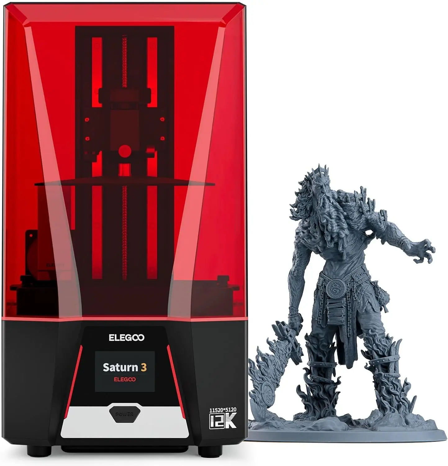 Saturn 3 MSLA 12K 3D-Drucker | – 12K Monochrome Lcd Resin 3D Printer Bewertung und Preis
