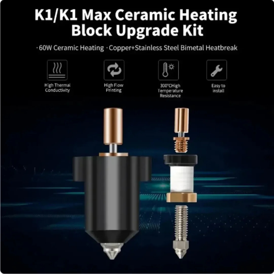 Für Creality K1 / K1 Max Hoten – High Flow Ceramic Hotend Bewertung und Preis