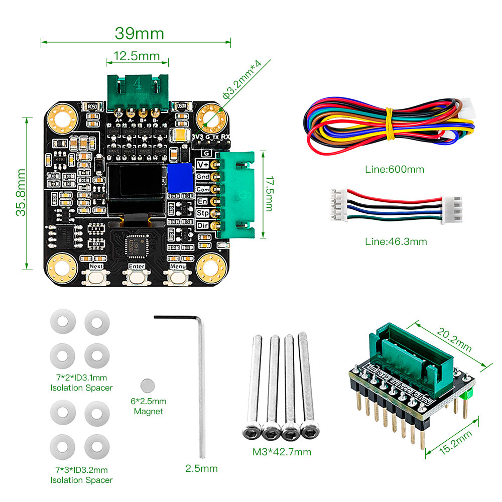 Makerbase MKS SERVO42C PCBA NE – Closed Loop Stepper Motor Nema 17 Bewertung und Preis