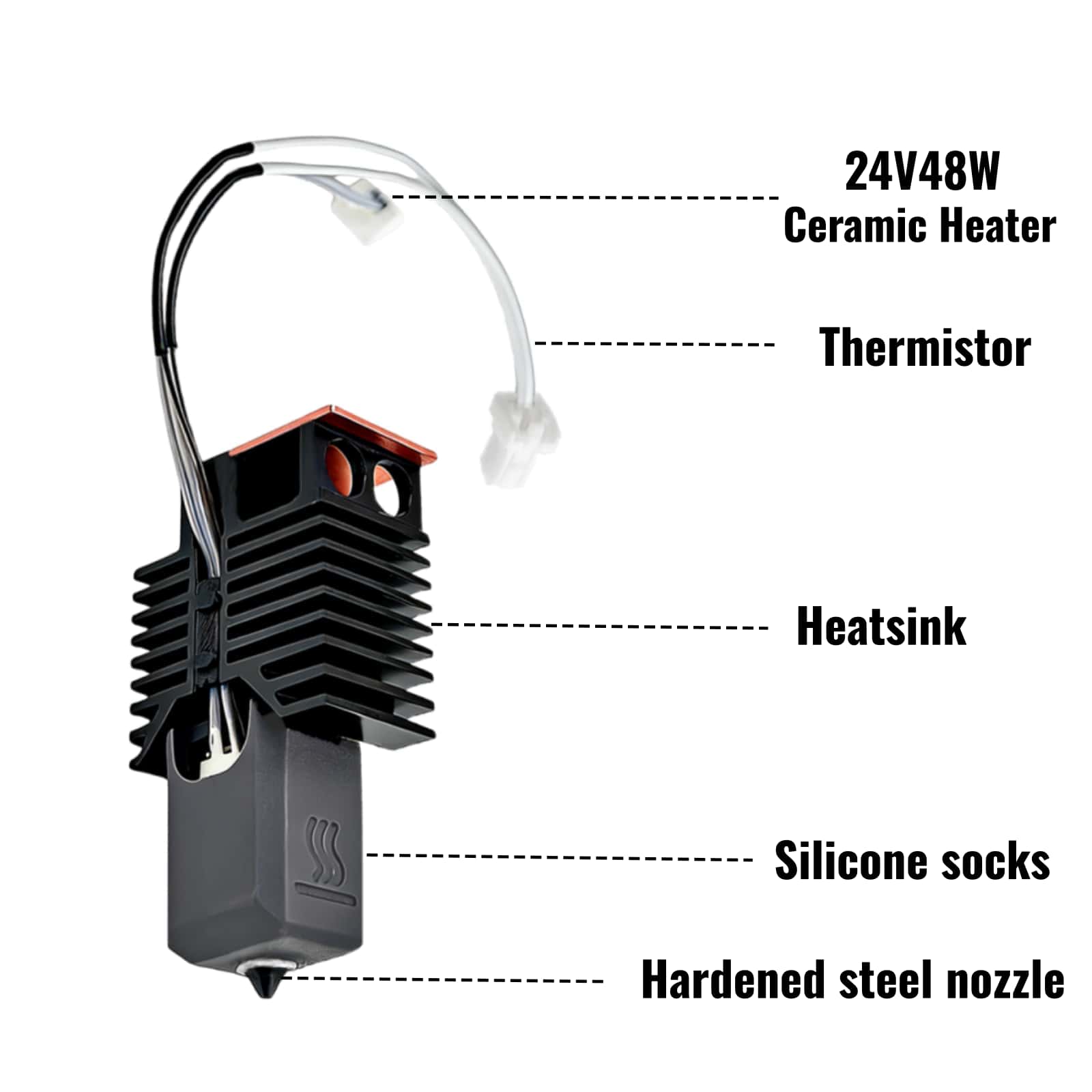 Für Snapmaker U1 Hotend 24V 48 – High Flow Ceramic Hotend Bewertung und Preis